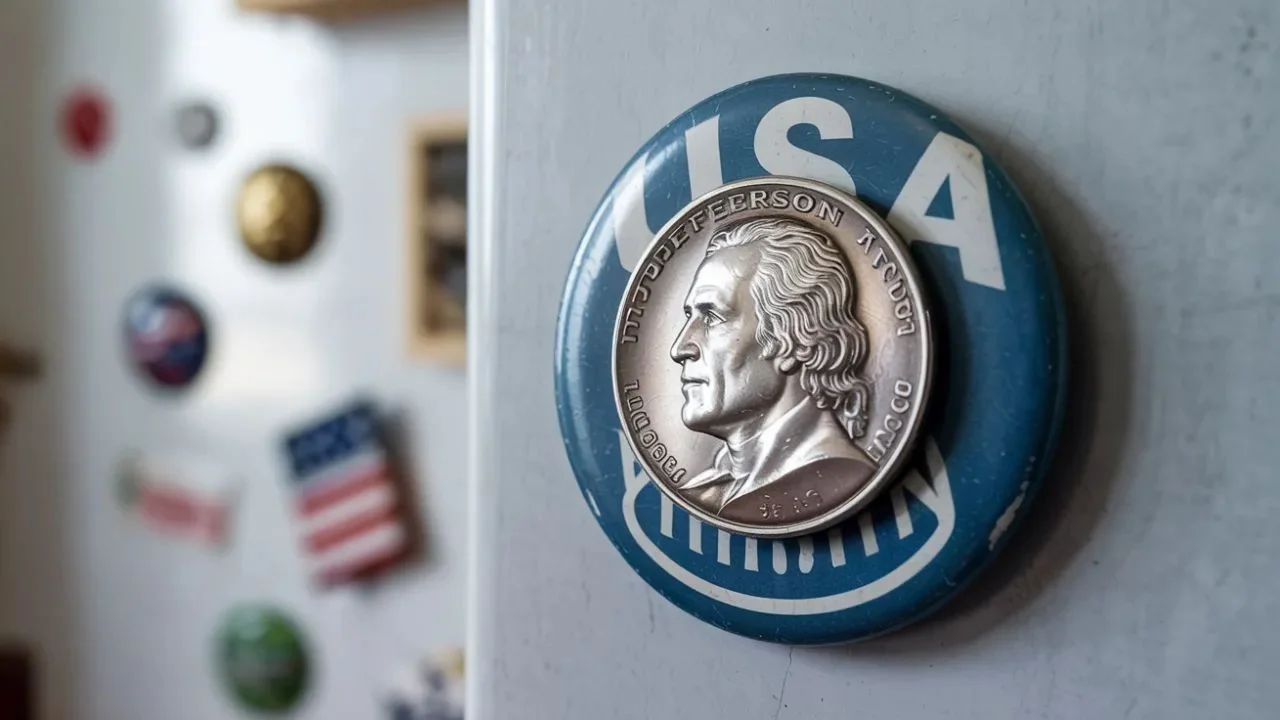 Man Finds 1942 Jefferson Nickel on Fridge Magnet — It's Now Worth Six Figures!